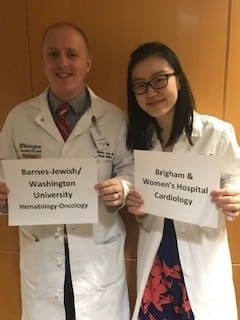 Left to Right: Zach Crees, MD & Wendy Wang, MD